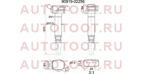 Катушка зажигания TOYOTA 2,3GR#, 3UR# 2ARFXE, 05- st-90919-02256 sat – купить в Омске. Цены, характеристики, фото в интернет-магазине autotoot.ru