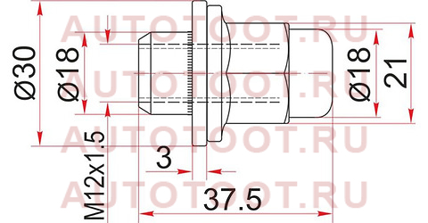 Гайка колесная закрытая чёрная TOYOTA HILUX/LAND CRUISER PRADO/TACOMA/WILL VS st-90942-01077 sat – купить в Омске. Цены, характеристики, фото в интернет-магазине autotoot.ru