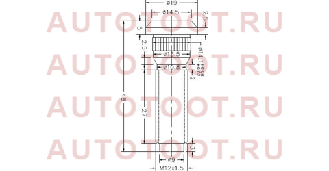 Шпилька ступицы TOYOTA st-90942-02070 sat – купить в Омске. Цены, характеристики, фото в интернет-магазине autotoot.ru