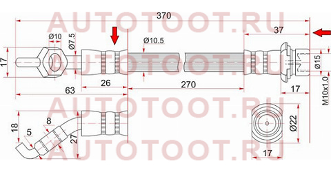 Шланг тормозной задний (Таиланд) TOYOTA CHASER/CRESTA/CROWN/MAJESTA/MARK2 92-01 LH=RH st-90947-02840 sat – купить в Омске. Цены, характеристики, фото в интернет-магазине autotoot.ru