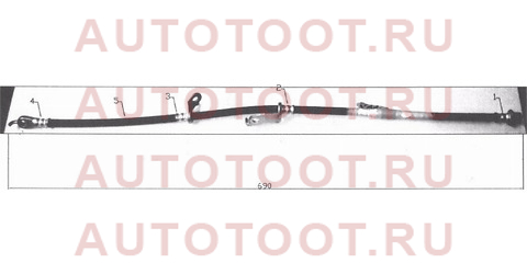 Шланг тормозной передний (Таиланд) TOYOTA AURIS/BLADE/COROLLA/RUMION/MARK X/SCION XB 06- RH st-90947-02e33 sat – купить в Омске. Цены, характеристики, фото в интернет-магазине autotoot.ru