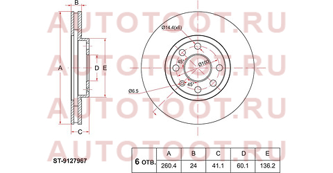 Диск тормозной перед OPEL MERIVA A 03-10/ COMBO 01-11 st9127967 sat – купить в Омске. Цены, характеристики, фото в интернет-магазине autotoot.ru