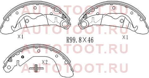 Колодки тормозные зад DAEWOO NEXIA 12- st96226110 sat – купить в Омске. Цены, характеристики, фото в интернет-магазине autotoot.ru