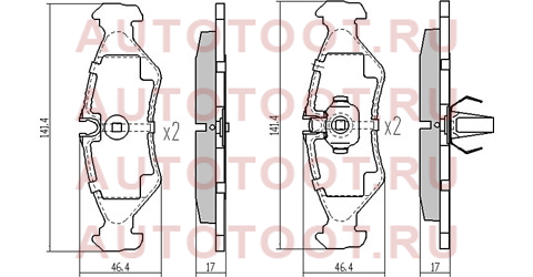 Колодки тормозные зад MERCEDES SPRINTER 95-06 sta0024203820 sat – купить в Омске. Цены, характеристики, фото в интернет-магазине autotoot.ru