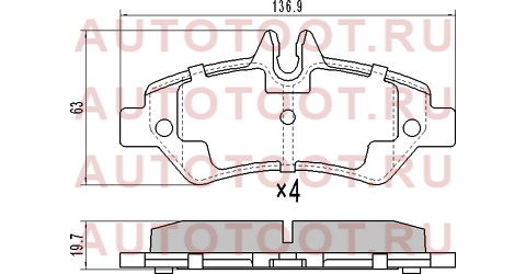 Колодки тормозные зад MERCEDES SPRINTER 06- 3/5-T sta0044206920 sat – купить в Омске. Цены, характеристики, фото в интернет-магазине autotoot.ru