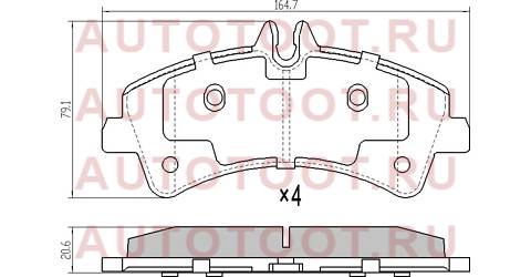 Колодки тормозные зад MERCEDES SPRINTER 06- 4/6-T sta0044208120 Sat – купить в Омске. Цены, характеристики, фото в интернет-магазине autotoot.ru