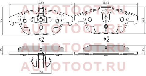 Колодки тормозные зад MERCEDES C-CLASS 204 11-/E-CLASS 207 11- sta0054204220 sat – купить в Омске. Цены, характеристики, фото в интернет-магазине autotoot.ru