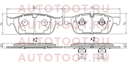 Колодки тормозные перед MERCEDES X166/W166 AMG sta0064203620 sat – купить в Омске. Цены, характеристики, фото в интернет-магазине autotoot.ru