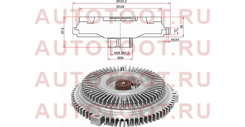 Вискомуфта MERCEDES C-CLASS W202 93-00/E-CLASS W124 92-95/W210 95-00/SLK-CLASS R170 96-00 sta1112000422 sat – купить в Омске. Цены, характеристики, фото в интернет-магазине autotoot.ru