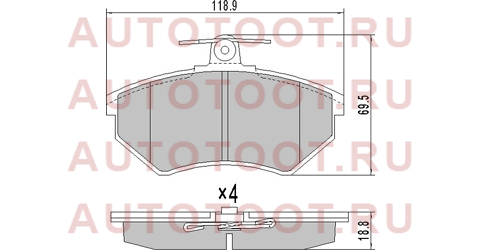 Колодки тормозные перед CHERY AMULET A15 sta113501080 sat – купить в Омске. Цены, характеристики, фото в интернет-магазине autotoot.ru