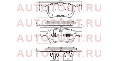 Колодки тормозные перед MERCEDES W211/S211/W463/W164/166 sta1644200820 sat – купить в Омске. Цены, характеристики, фото в интернет-магазине autotoot.ru