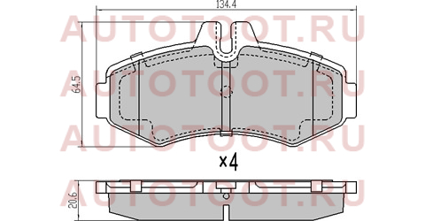 Колодки тормозные перед MERCEDES VITO 96-03 sta2302220904 sat – купить в Омске. Цены, характеристики, фото в интернет-магазине autotoot.ru