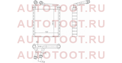 Радиатор отопителя салона SKODA SUPERB/YETI 08-/VOLKSWAGEN GOLF 03-/PASSAT 05-/TIGUAN 07- stau07395a0 sat – купить в Омске. Цены, характеристики, фото в интернет-магазине autotoot.ru