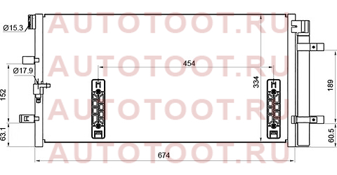 Радиатор кондиционера AUDI A4 07- // A4 ALLROAD 09- // A5 07- // A6 11 - // A7 10- // Q5 08- st-au27-394-0 sat – купить в Омске. Цены, характеристики, фото в интернет-магазине autotoot.ru