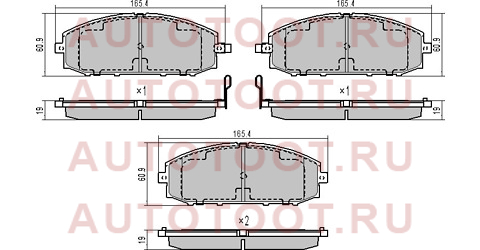 Колодки тормозные перед NISSAN PATROL Y61 97-10 stay040ns092 sat – купить в Омске. Цены, характеристики, фото в интернет-магазине autotoot.ru