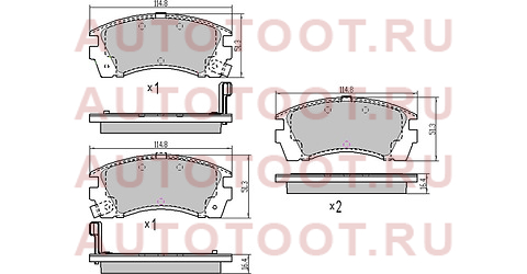 Колодки тормозные перед NISSAN SUNNY N14 90-94/AD WAGON Y10 90-99 stay040ns906 sat – купить в Омске. Цены, характеристики, фото в интернет-магазине autotoot.ru