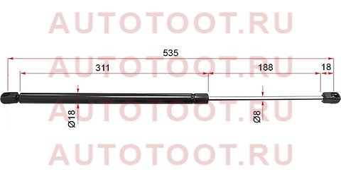 Амортизатор крышки багажника LAND ROVER RANGE ROVER SPORT 05- LH/RH (на стекло) stbhe790020 sat – купить в Омске. Цены, характеристики, фото в интернет-магазине autotoot.ru