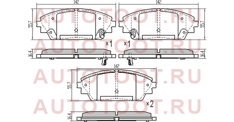 Колодки тормозные перед MAZDA 3 13- stbhy13328za sat – купить в Омске. Цены, характеристики, фото в интернет-магазине autotoot.ru