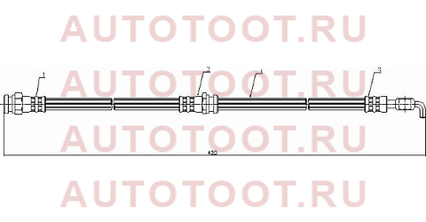 Шланг тормозной передний (Таиланд) MAZDA CAPELLA/626 97-02/XEDOS-6 92- LH=RH st-c001-43-980 sat – купить в Омске. Цены, характеристики, фото в интернет-магазине autotoot.ru