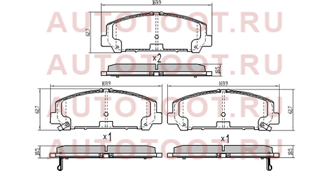 Колодки тормозные перед INFINITI QX56 Z62 std10601la1a sat – купить в Омске. Цены, характеристики, фото в интернет-магазине autotoot.ru