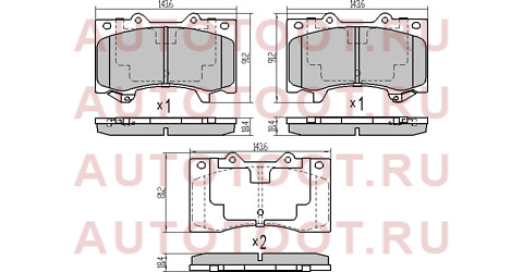 Колодки тормозные перед NISSAN PATROL Y62 10- std10601lb2a sat – купить в Омске. Цены, характеристики, фото в интернет-магазине autotoot.ru