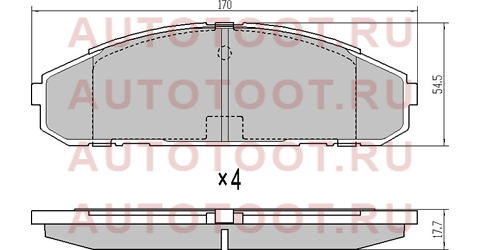 Колодки тормозные перед NISSAN PATROL Y60 87-97 std106037j91 sat – купить в Омске. Цены, характеристики, фото в интернет-магазине autotoot.ru