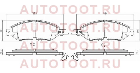 Колодки тормозные перед NISSAN MURANO Z52 16-/PATHFINDER R52 15- std10603ja0b sat – купить в Омске. Цены, характеристики, фото в интернет-магазине autotoot.ru