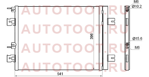 Радиатор кондиционера RENAULT DUSTER/LOGAN/SANDERO/LADA LARGUS 05- st-dc01-394-b0 sat – купить в Омске. Цены, характеристики, фото в интернет-магазине autotoot.ru