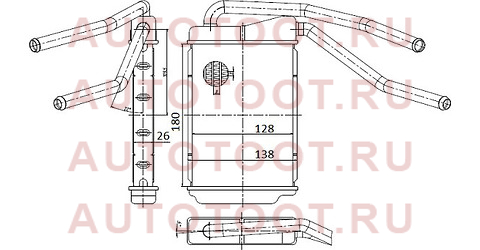 Радиатор отопителя салона DAEWOO NEXIA 96- st-dw25-395-0 sat – купить в Омске. Цены, характеристики, фото в интернет-магазине autotoot.ru