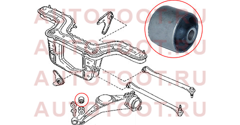 Сайлентблок заднего продольного рычага FORD ESCAPE 01-06/ECOSPORT 14-/ MAZDA TRIBUTE 01-11 ste11228460 sat – купить в Омске. Цены, характеристики, фото в интернет-магазине autotoot.ru