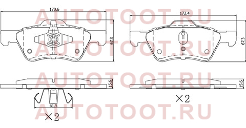 Колодки тормозные перед FORD MAVERICK 01-08/ MAZDA TRIBUTE 04-08 stefy63323z sat – купить в Омске. Цены, характеристики, фото в интернет-магазине autotoot.ru