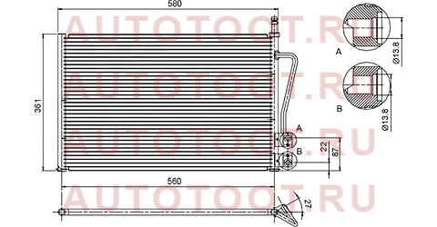 Радиатор кондиционера FORD FUSION/FIESTA 1.2/1.4/1.6 01-08/MAZDA 2 1.3/1.4/1.6 02 st-fd08-394-0 sat – купить в Омске. Цены, характеристики, фото в интернет-магазине autotoot.ru