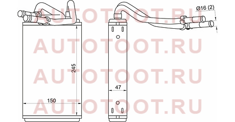 Радиатор отопителя салона FORD TRANSIT 00- st-fdr7-395-0 sat – купить в Омске. Цены, характеристики, фото в интернет-магазине autotoot.ru