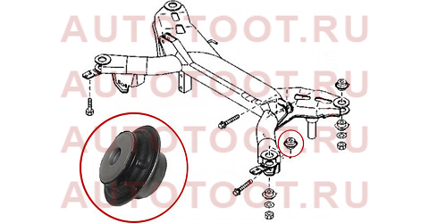 Сайлентблок задней балки MAZDA 6 02-12 RH stgj6a28860a sat – купить в Омске. Цены, характеристики, фото в интернет-магазине autotoot.ru