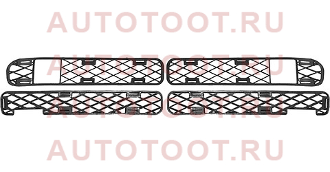 Решетка в бампер HYUNDAI TERRACAN 01-04 комплект верх+низ sthn12000g0 sat – купить в Омске. Цены, характеристики, фото в интернет-магазине autotoot.ru