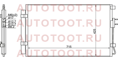 Радиатор кондиционера HYUNDAI SANTA FE 13- sthn67394a0 sat – купить в Омске. Цены, характеристики, фото в интернет-магазине autotoot.ru