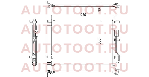 Радиатор кондиционера HYUNDAI TUCSON/KIA SPORTAGE 15- sthy153940 sat – купить в Омске. Цены, характеристики, фото в интернет-магазине autotoot.ru