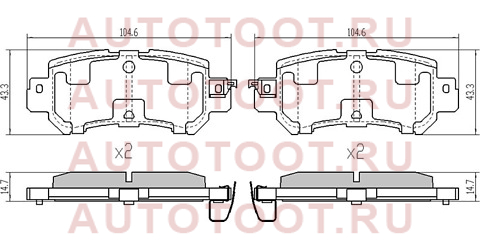 Колодки тормозные зад MAZDA CX5 11- stk0y12648z sat – купить в Омске. Цены, характеристики, фото в интернет-магазине autotoot.ru