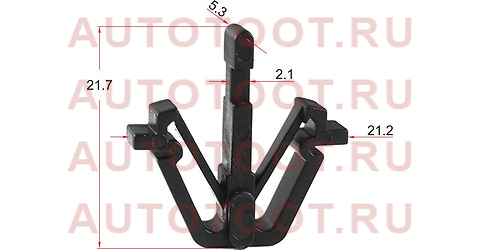 Клипса фиксатор TOYOTA/LEXUS (1 шт.) stkj051 sat – купить в Омске. Цены, характеристики, фото в интернет-магазине autotoot.ru