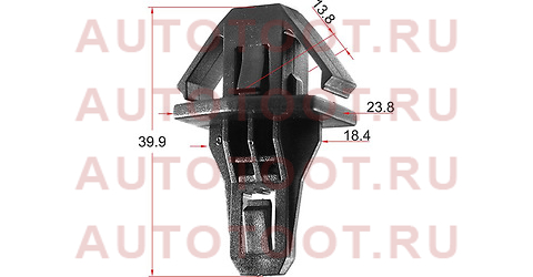 Клипса молдинга кузова HONDA (1 шт.) stkj1005 sat – купить в Омске. Цены, характеристики, фото в интернет-магазине autotoot.ru