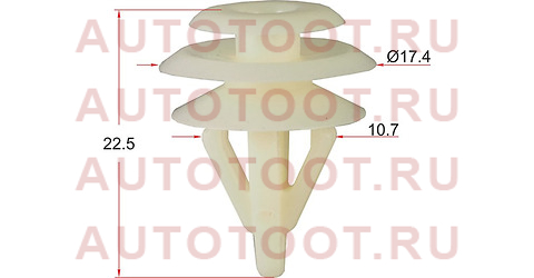 Клипса обшивки двери HONDA (1 шт.) stkj1048 sat – купить в Омске. Цены, характеристики, фото в интернет-магазине autotoot.ru