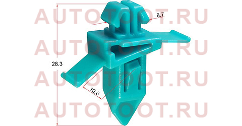 Клипса молдинга кузова TOYOTA/LEXUS (1 шт.) stkj1418 sat – купить в Омске. Цены, характеристики, фото в интернет-магазине autotoot.ru