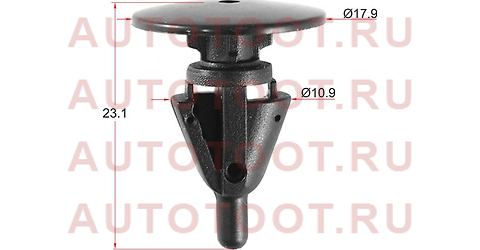 Клипса TOYOTA/LEXUS (1 шт.) stkj514 sat – купить в Омске. Цены, характеристики, фото в интернет-магазине autotoot.ru