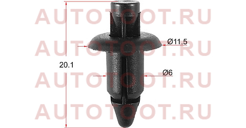 Клипса MITSUBISHI/NISSAN (1 шт.) stkj660 sat – купить в Омске. Цены, характеристики, фото в интернет-магазине autotoot.ru