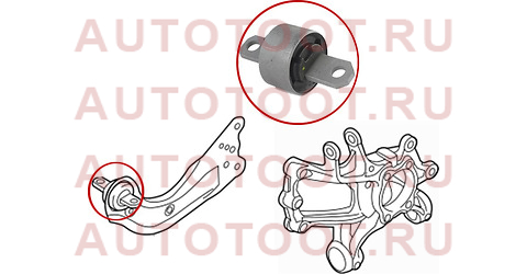 Сайлентблок заднего продольного рычага передний MAZDA CX-5 stkr1128200b sat – купить в Омске. Цены, характеристики, фото в интернет-магазине autotoot.ru