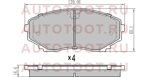 Колодки тормозные перед MAZDA CX7/9 06-13/MPV -06/MITSUBISHI PAJERO SPORT 15- stlcy23323z sat – купить в Омске. Цены, характеристики, фото в интернет-магазине autotoot.ru