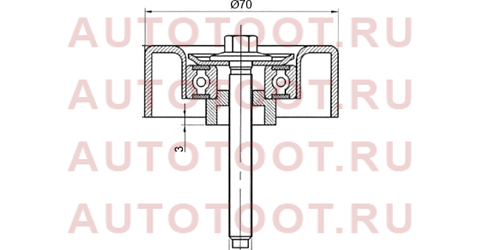 Ролик приводного ремня обводной MAZDA 3 2,3T 06-09/2,5 09-/6 1,8-2,5 02-/CX-7 2,3-2,5 09-/MPV 2,3 02 stlfh115940 sat – купить в Омске. Цены, характеристики, фото в интернет-магазине autotoot.ru