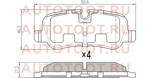 Колодки тормозные зад RANGE ROVER 05-10/ RANGE ROVER SPORT 05-10/ DISCOVERY 04-13 stlr019627 sat – купить в Омске. Цены, характеристики, фото в интернет-магазине autotoot.ru