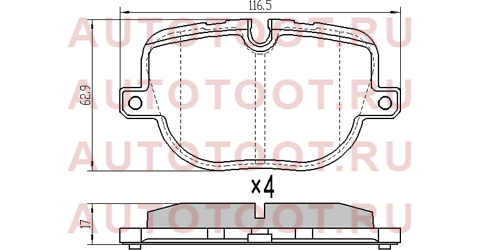 Колодки тормозные зад RANGE ROVER SPORT 5/0 09- stlr025739 sat – купить в Омске. Цены, характеристики, фото в интернет-магазине autotoot.ru