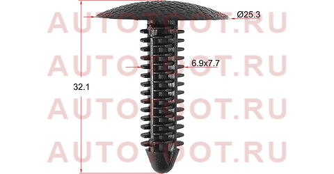 Клипса обшивки двери FORD (1 шт.) stm10758 sat – купить в Омске. Цены, характеристики, фото в интернет-магазине autotoot.ru